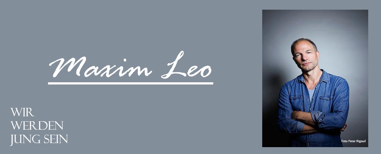 Porträt: Maxim Leo, (Buchautor), mit Jeanshemd und T-Shirt, Foto: Peter Rigaud